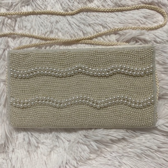 Bechamel Pearl Evening Crossbody/Clutch Purse - Picture 1 of 6